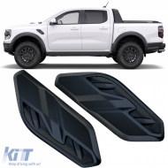 Kotflügel Lüftungsgitter Set passend für Ford Ranger Raptor T9 ab 2023 Schwarz