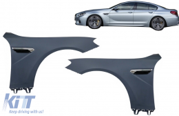 Kotflügel vorne für BMW 6er M6 F06 Grand Coupé F12 Cabrio F13 Coupé 2011-2017-image-6086807