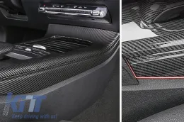 Középkonzol oldalsó díszléc Mercedes A-osztály W177 (2018-Up), szénszál-image-6063126