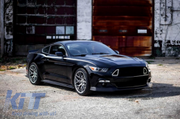 Középső hűtőrács DRL nappali menetfénnyel Ford Mustang Mk6 VI (2015-2017), RTR Design-image-6057522