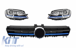 image-42-Középső hűtőrács és LED dinamikus irányjelzős fényszórók, Volkswagen Golf 7 VII (2012-2017), GTE Design kék betétekkel, balkormányos