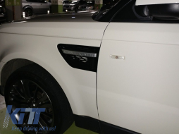 Középső hűtőrács és oldalsó szellőző szett Land Rover Range Rover Sport Facelift (2009-2013) L320 Autobiography Look teljesen fekete-image-6024382