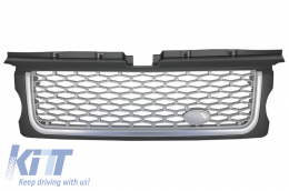 Középső hűtőrács és oldalsó szellőző szett Land Rover Range Rover Sport (2005-2008) L320 Autobiography Look ezüst-image-6020591