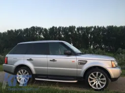 Középső hűtőrács és oldalsó szellőző szett Land Rover Range Rover Sport (2005-2008) L320 Autobiography Look ezüst-image-6020620