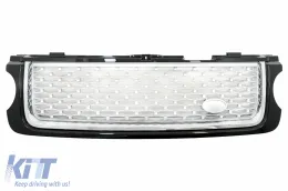 Középső hűtőrács és oldalsó szellőző szett Land Rover Range Rover Vogue (L322) (2010-2012) Autobiography Look fekete kiadás-image-6006861