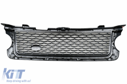 Középső hűtőrács és oldalsó szellőző szett Land Rover Range Rover Vogue (L322) (2010-2012) Autobiography Look fekete kiadás-image-6006865