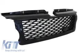 Középső hűtőrács és oldalsó szellőző szett Land Rover Range Rover Sport (2005-2008) L320 Autobiography Look teljesen fekete-image-6026288