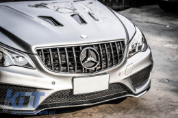 Középső hűtőrács Mercedes E-osztály C207 W207 A207 Facelift (2013-2017) Coupe Cabrio, GTR Design, Fekete-image-6046317