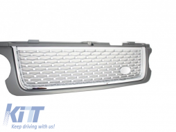 Középső rács  Land Rover Range Rover Vogue III (L322) (2010-2012) szürke ezüst Autobiography  Supercharged kiadás-image-6022354