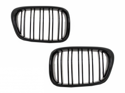 image-24-középső rácsok vese rácsok BMW E39 5 Series (1997-2003) Double Stripe M Design Zongora fekete