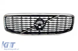 Középső vese hűtőrács, BMW 3-as E46 Non Facelift (1998-09.2001), dupla csíkos, M Design, zongorafekete-image-6126504