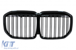 image-42-Központi vese hűtőrács BMW X7 G07 (2018-2022) Double Stripe M Design zongoralakk fekete