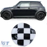 image-27-Kraftstoffdeckel schwarz weiß geeignet für Mini R56 R57 R58 R59 R60