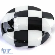 Kraftstoffdeckel schwarz weiß geeignet für Mini R56 R57 R58 R59 R60-image-6201941