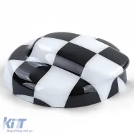 Kraftstoffdeckel schwarz weiß geeignet für Mini R56 R57 R58 R59 R60-image-6201943