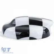 Kraftstoffdeckel schwarz weiß geeignet für Mini R56 R57 R58 R59 R60-image-6201944