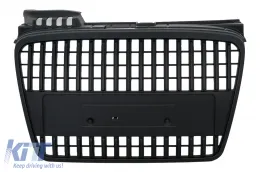 image-53-Kratka bez plakietek do do Audi A4 B7 2004-2008 Sedan Avant Cabrio Matowe Czarne