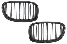 image-54-Kratka dla BMW serii 7 F01 F02 F03 F04 08-15 Podwójny pasek Błyszczące czarne