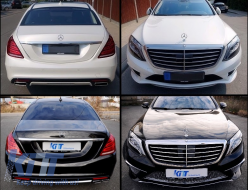 Ákroi Exatmíseon aéra katállhles gia Mercedes S-Class W222 Seirá Athlhtikí Package (2013-06.2017) Schediasmós S65-image-6017707