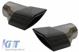 Ákroi Exatmíseon katállhles gia BMW Seirá 5 G30 G31 (2017-epáno) F10 F11 (2010-2014) F10 F11 LCI (2015-2017) Seirá 6 G32 (2017-epáno) M-Tech Athlhtikó Schediasmós Mavro-image-6057362