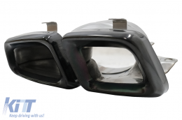 Ákroi Exatmíseon katállhles gia Mercedes M-Class W166 (2012-2015) CLS-Class W218 Ananéosh CLS63 Mavro Edition-image-6029692