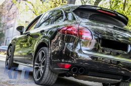 Ákroi Exatmíseon katállhles gia Porsche Cayenne 92A V6 V8 Petrélaio (05.2010-09.2014) GTS Schediasmós Mat Mavro-image-6063413