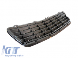 Króm/fekete hűtőrács Mercedes E-osztály W210 1999-2002-image-6144302