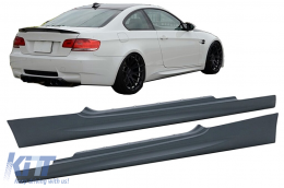 Küszöb spoiler BMW 3 E92 E93 (2005-2014) kupé Cabrio M-Technik dizájn -image-6095788