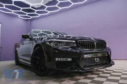 Küszöb spoiler hosszabbítás BMW 5-ös G30 G31 Limousine / Touring (2017-) M Performance Design, zongoralakk fekete-image-6094281
