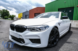 Küszöb spoiler hosszabbítások BMW 5 G30 G31 (2017-től) M5 dizájn Fekete-image-6091759