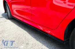 Küszöb spoiler toldat Toyota Yaris MK4 XP210 (2020-) Piano Black-image-6092925