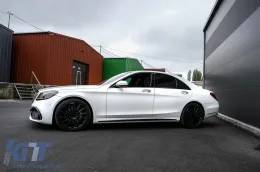 Küszöb spoilerek Mercedes S-osztály W222 Long Version (2013-2020) S63 Design-image-6098194