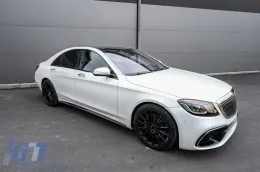 Küszöb spoilerek Mercedes S-osztály W222 Long Version (2013-2020) S63 Design-image-6098195