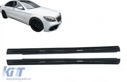 Küszöb spoilerek Mercedes S-osztály W222 Long Version (2013-2020) S63 Design-image-6100079