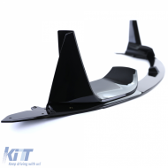 Labbro spoiler anteriore performance nero lucido adatto per BMW M3 F80 M4 F82 F83-image-6206313