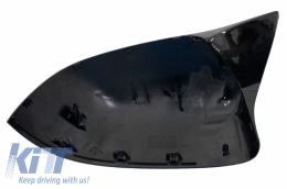 Labio Difusor Cubiertas espejos para BMW X5 F15 14-18 Aero M Look Negro brillante-image-6078501