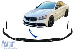 image-13-Labio para Mercedes C C63 C63S W205 S205 14-18 Limousine T-Model Negro