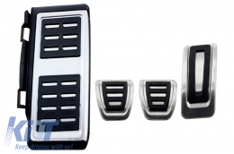 Lábpihentetős Pedál Szett Volkswagen VW Golf 7 VII, Passat B8, Tiguan 2016, Touran 2016, Audi A1 8x, A3 8V, TT 8s, Q2, Seat Leon 3 5F Kézi Gearbox-image-6027135