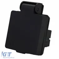 Lakókocsi elősátor külső csatlakozóaljzat fedéllel, fekete, Schuko 220V-image-6193723