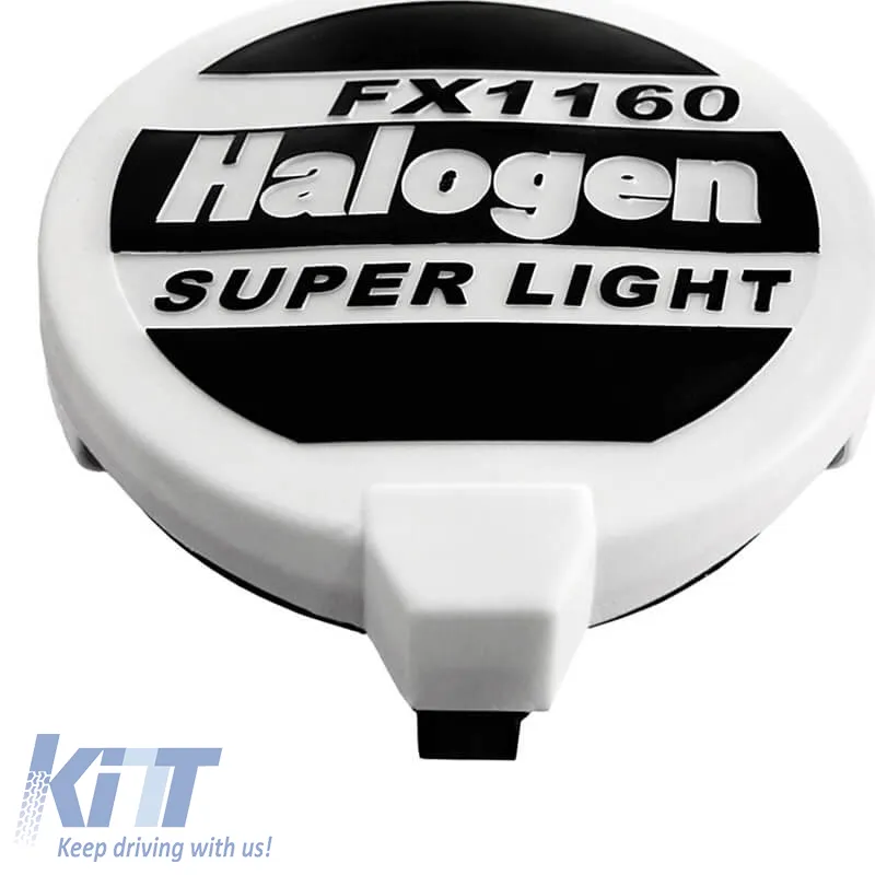 Lamp Round Ø160mm H3 12 Volt 55W FX1160 White With Cover 1 Piece
