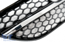 Lampara niebla Cubiertas Lado Rejillas para Audi A3 8V 2013-2015 RS3 Design Negro Brillante-image-6082996