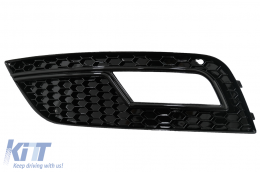 Lampara niebla Cubiertas para AUDI A4 B8 Facelift 2012-2015 RS4 Look Negro-image-6044816