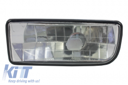 Lámparas faros antiniebla adecuado para BMW Serie 3 E36 1991-2000 Vidrio Cromo Lente-image-6021477