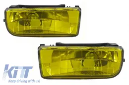 image-4-Lampe za maglu prikladna za BMW serije 3 E36 1991-1999 staklo žuta leća