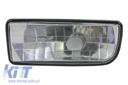 Lampes antibrouillard convient pour BMW Série 3 E36 1991-2000 Un verre Chrome Lentille-image-6021477