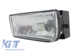 Lampes antibrouillard convient pour BMW Série 3 E36 1991-2000 Un verre Chrome Lentille-image-6021478
