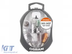 image-18-Lampes Rechange OSRAM Boîte 7 pièces H1 H7 P21W PY21W P21/5W R5W W5W Kit d'éclairage Voiture