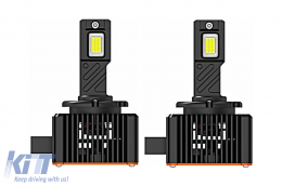 Lamptíres LED D1R Seirá D 6000K 4300LM Ypsilís Ischýos Metatropí gia Xenon-image-6114978