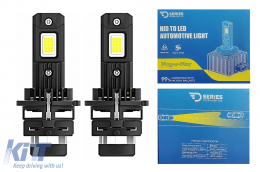 image-8-Lamptíres LED D2S Seirá D 6000K 4300LM Ypsilís Ischýos Metatropí gia Xenon