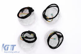 Lautsprecher Abdeckung AC-Lüftungsgitter Haustür LED Rotary Tweeter 64 Farben für Mercedes E-Klasse W213 S213 2016-2019-image-6104358